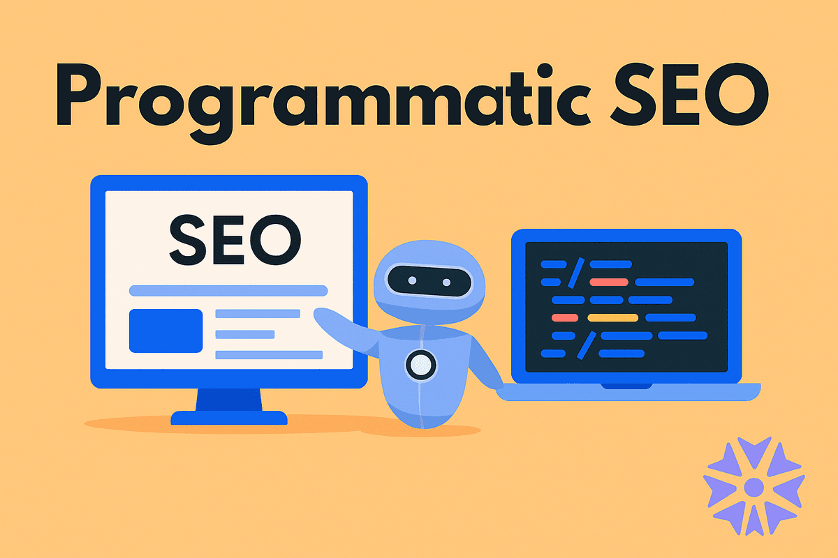Programmatic SEO guide showing automated content generation at scale