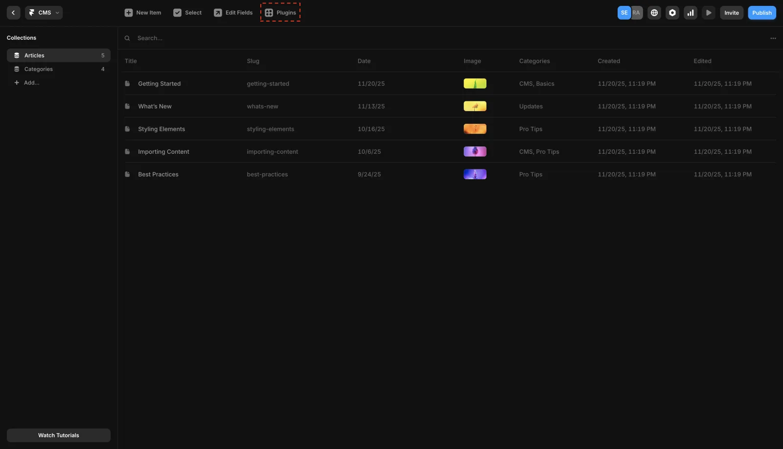 Framer interface highlighting the RankAI plugin to install
