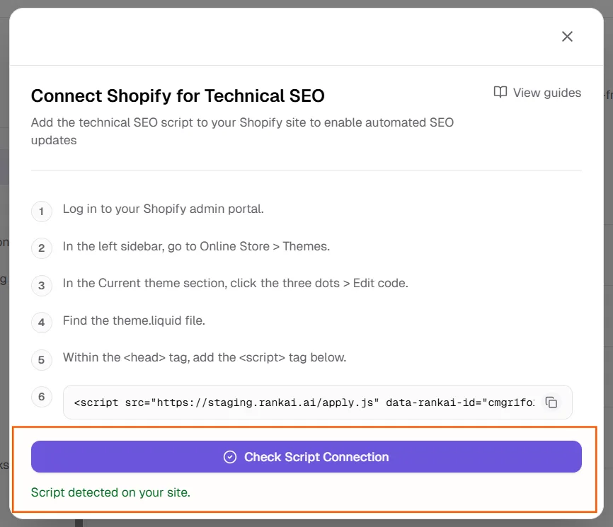 View page source