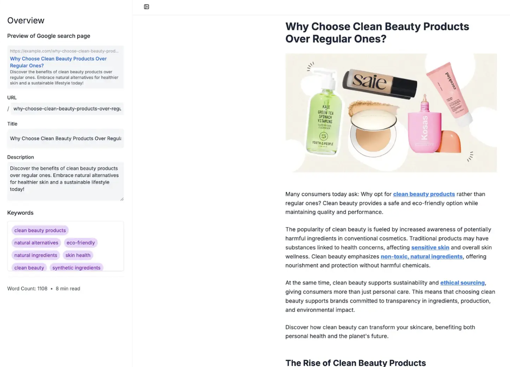 More Content, High Quality