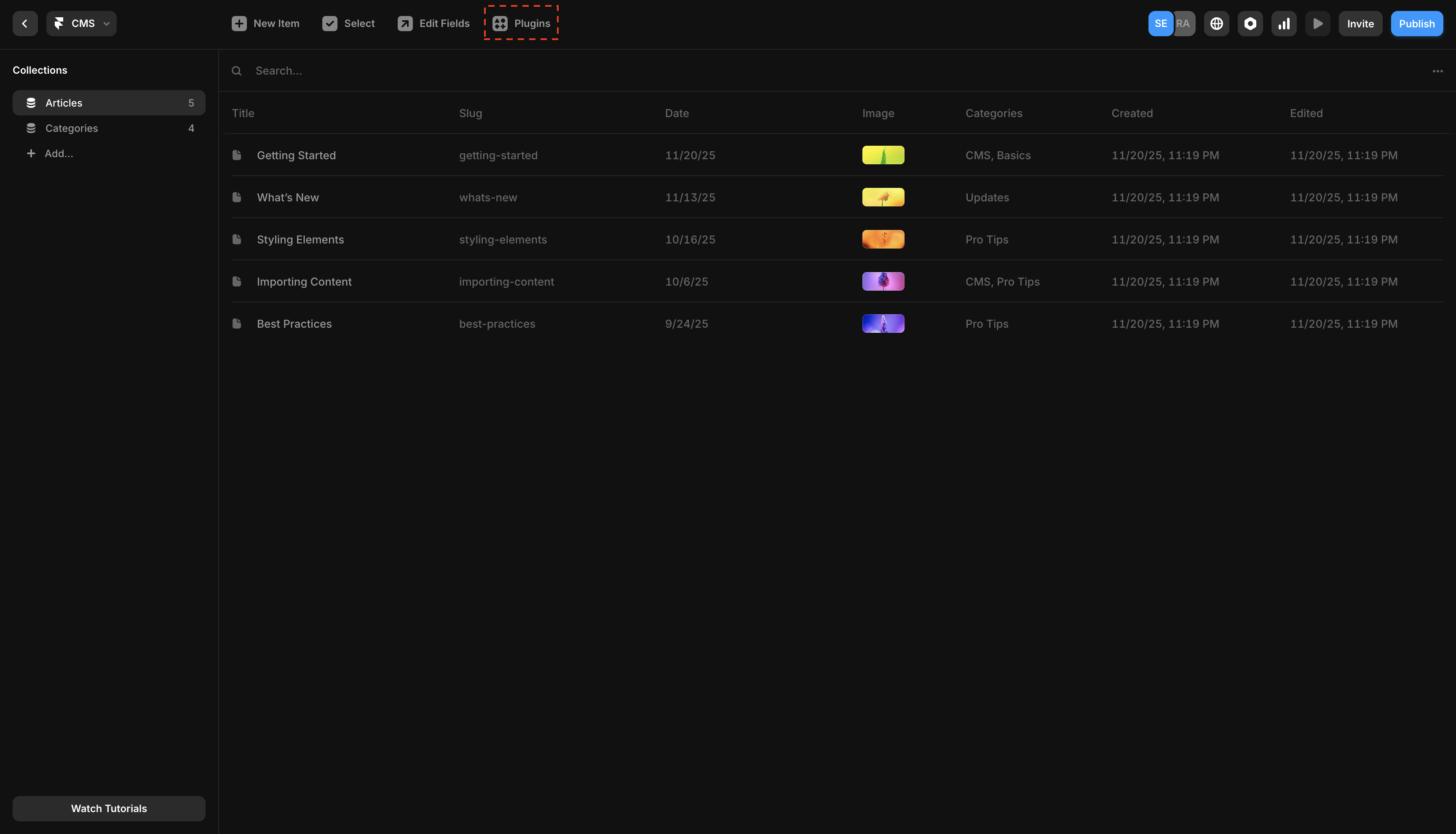 Framer interface highlighting the RankAI plugin to install